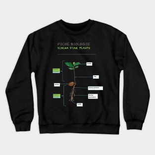 plant biology sheet Crewneck Sweatshirt